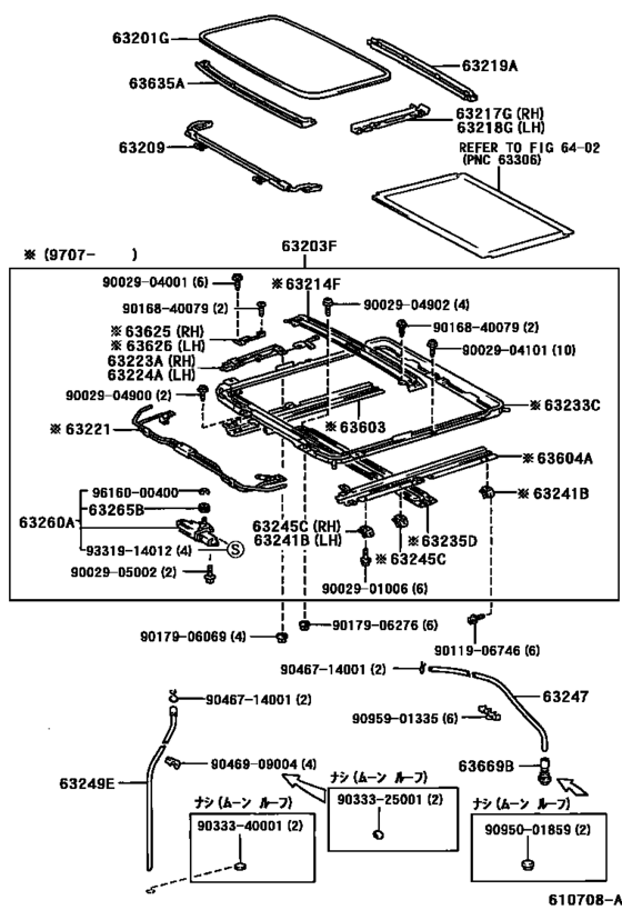 Roof Panel & Back Window Glass