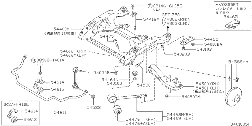Front suspension