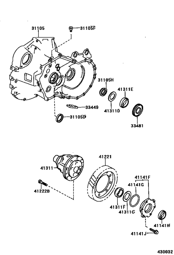 Front Axle Housing & Differential