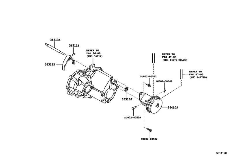 Transfer Lever & Shift Rod