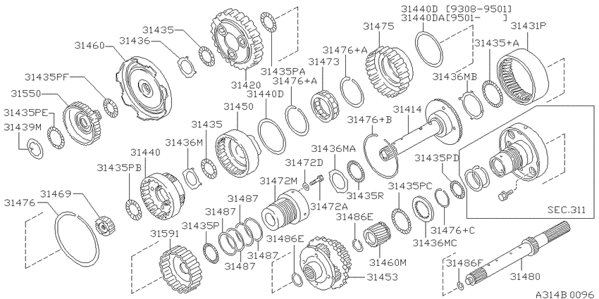 Governor,power train & planetary gear