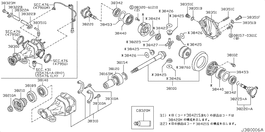 Rear final drive