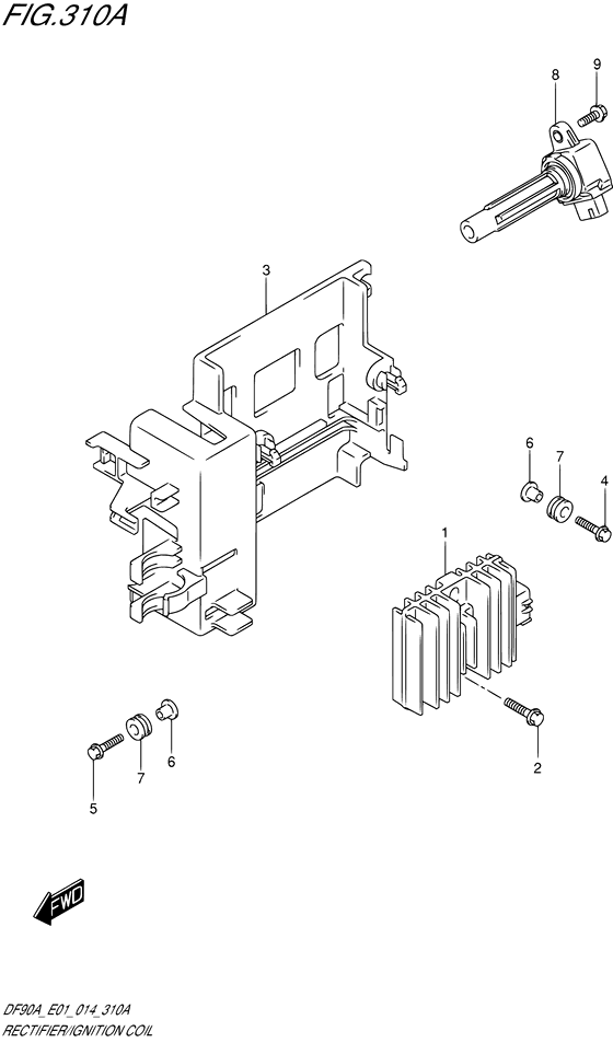 Rectifier/ignition coil