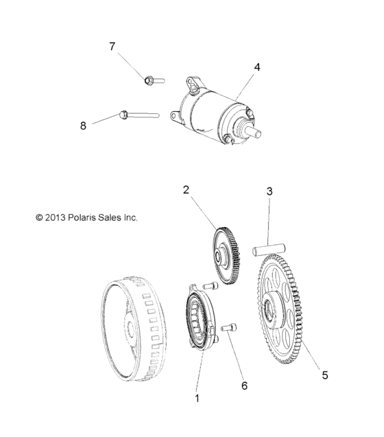 Engine, Starter Drive