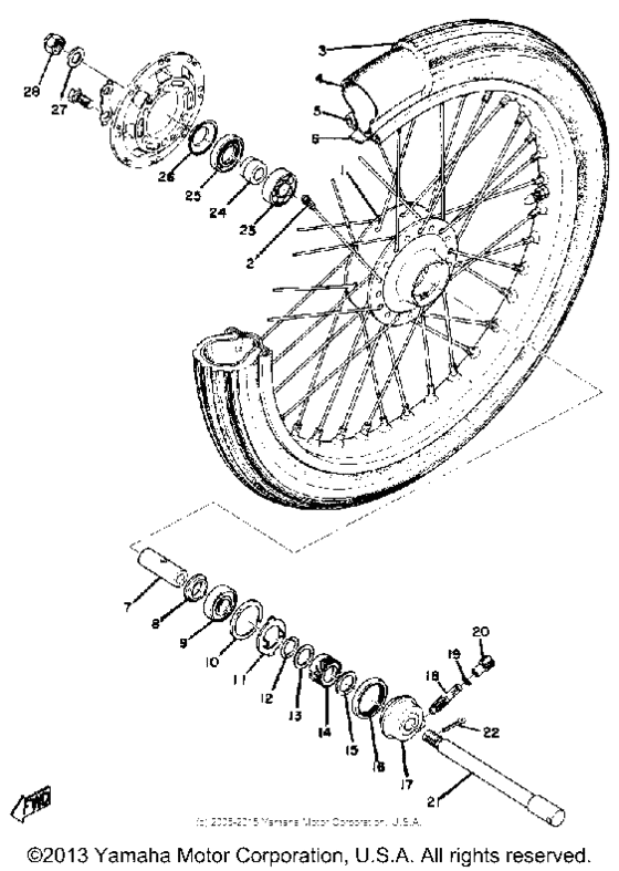 Front wheel