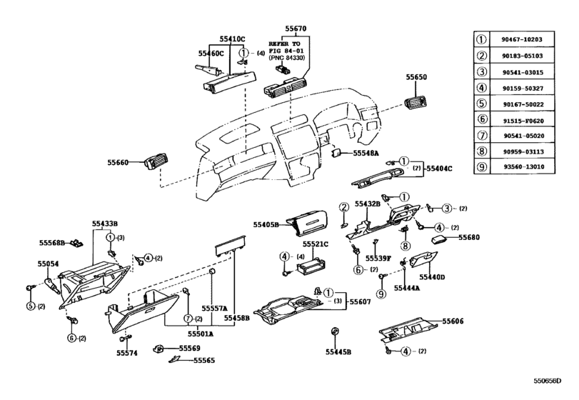 Instrument Panel & Glove Compartment