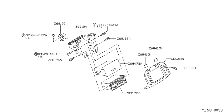 Instrumentpanel parts