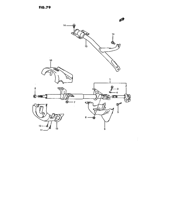 Steering column