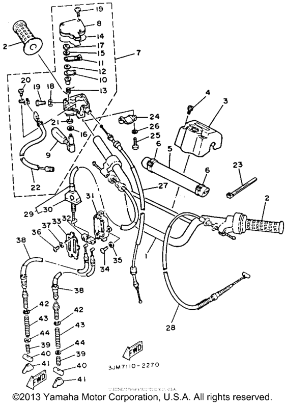 Handle cable