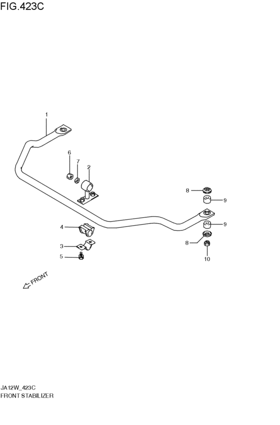 front stabilizer