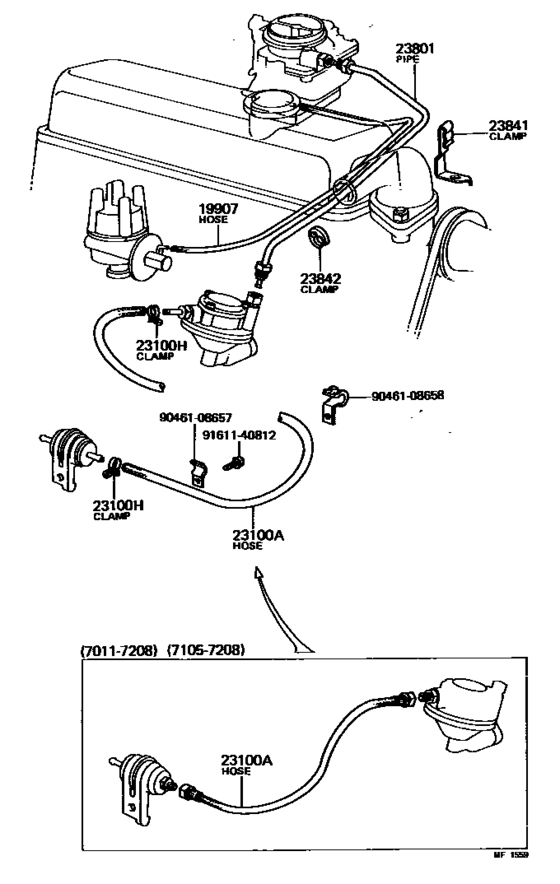 Fuel Pipe & Clamp