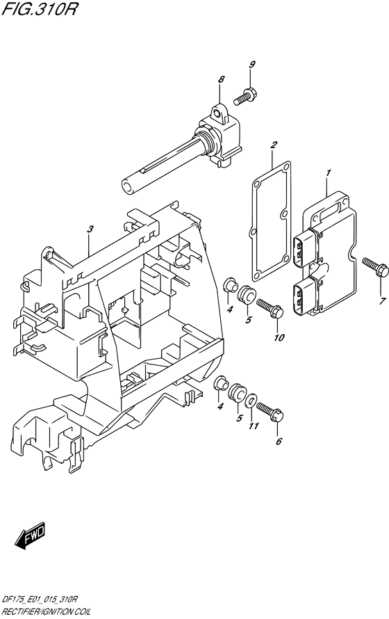 Rectifier/ignition coil