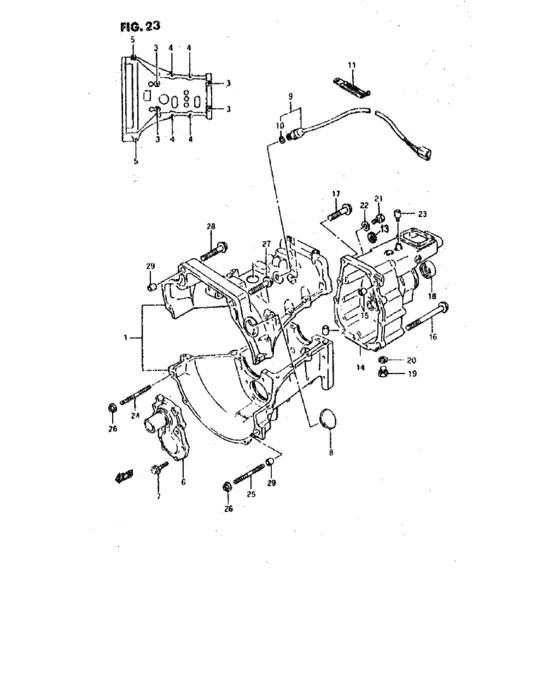 Carter boite vitesse