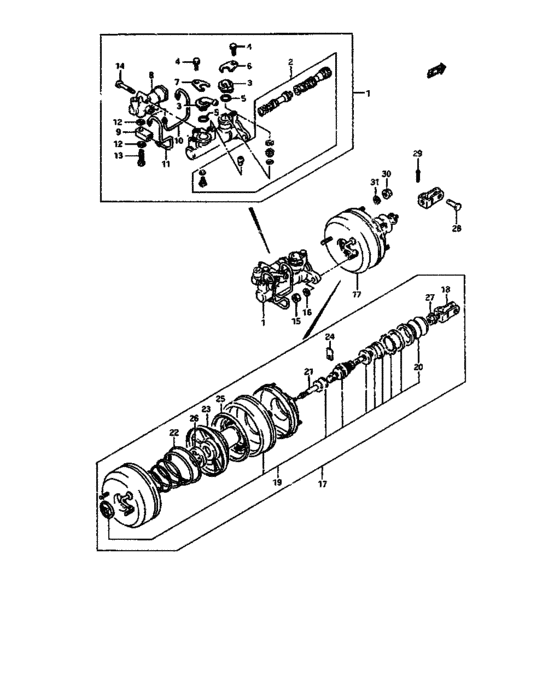 Brake master cylinder