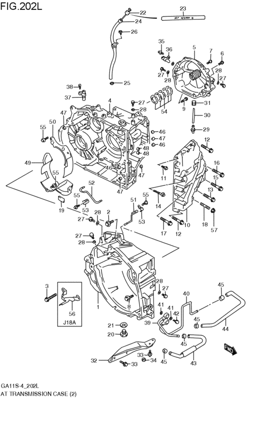 at - transmission case
