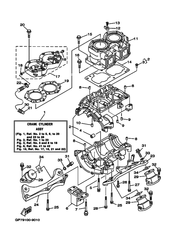 Cylinder & crankcase