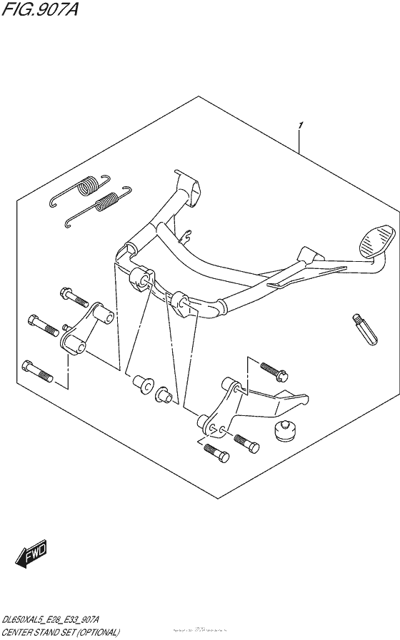 Center Stand Set (Optional)