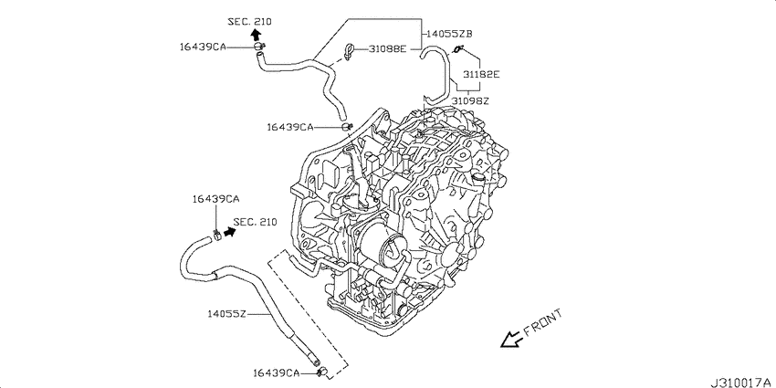 Auto transmission,transaxle & fitting