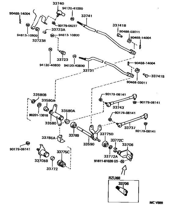 Control Shaft & Crossshaft