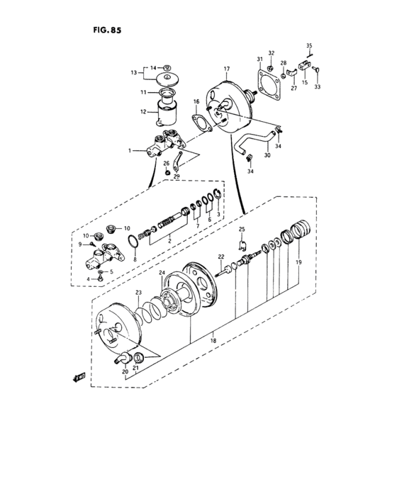 Brake master cylinder
