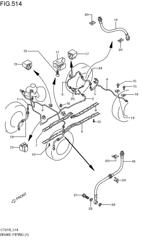brakes piping