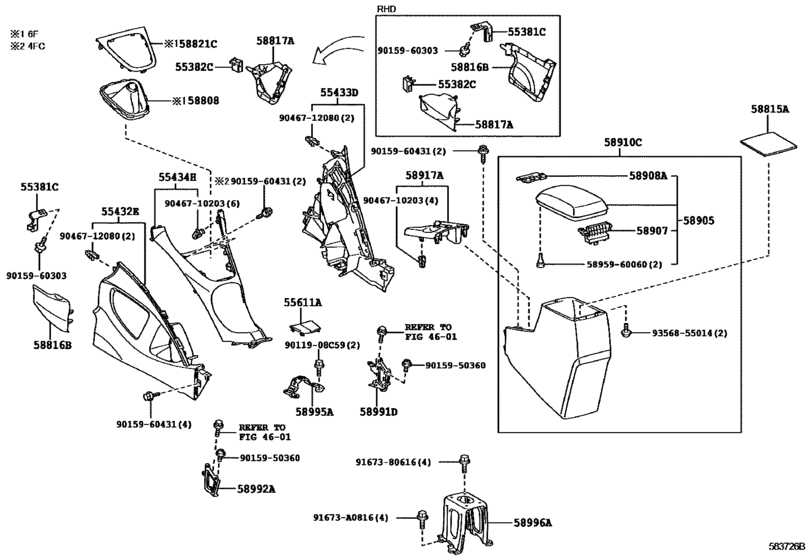 Console Box & Bracket