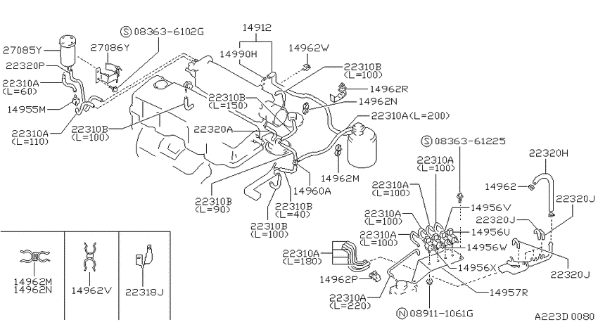 Vacuum piping