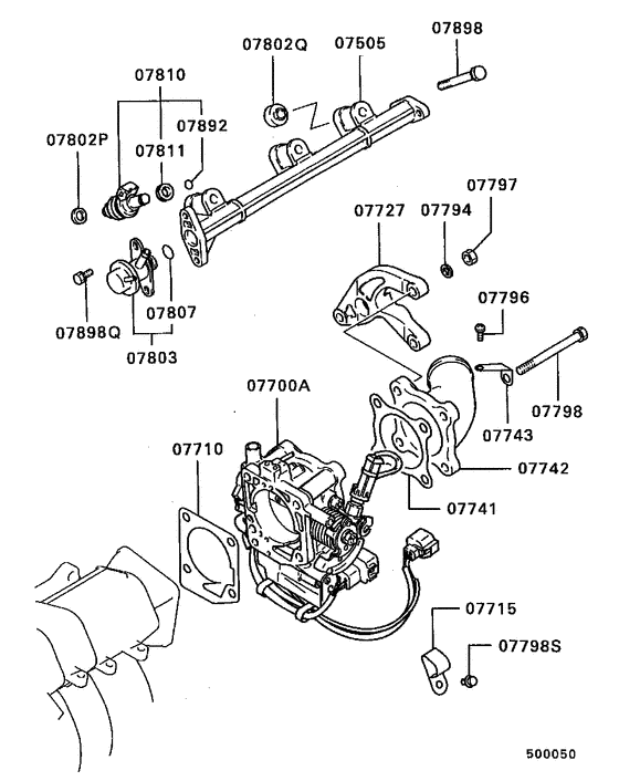 Injector & throttle body