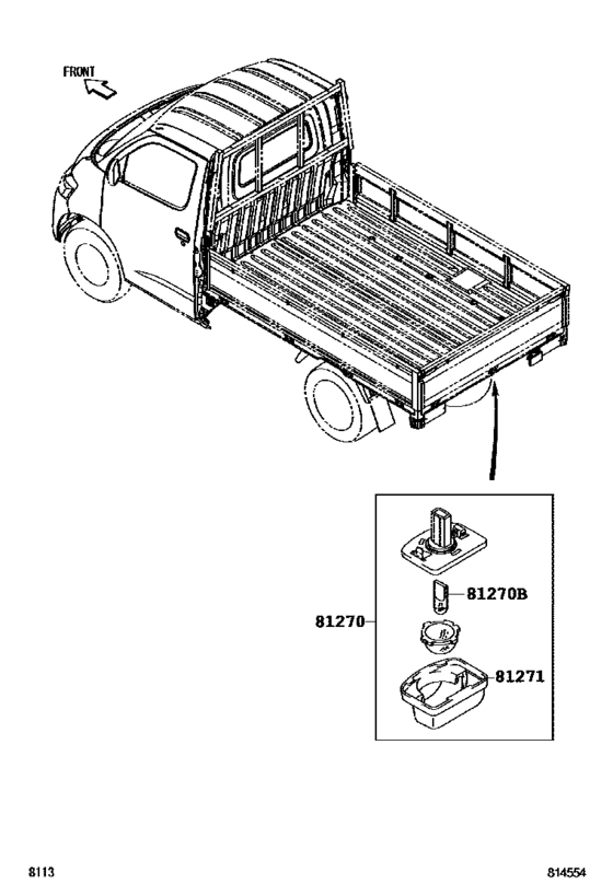 Rear License Plate Lamp