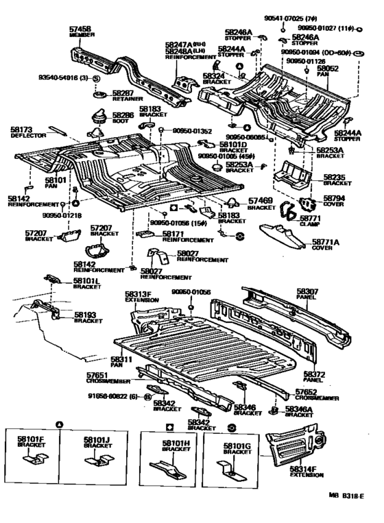 Floor Pan & Lower Back Panel