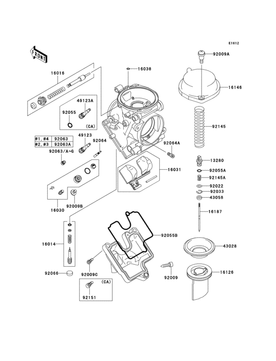Carburetor parts(1/2)