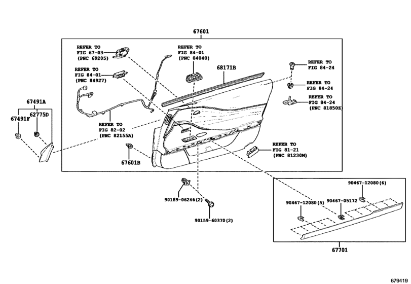 Front Door Panel & Glass
