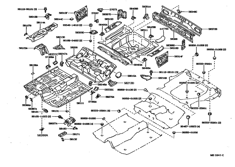 Floor Pan & Lower Back Panel