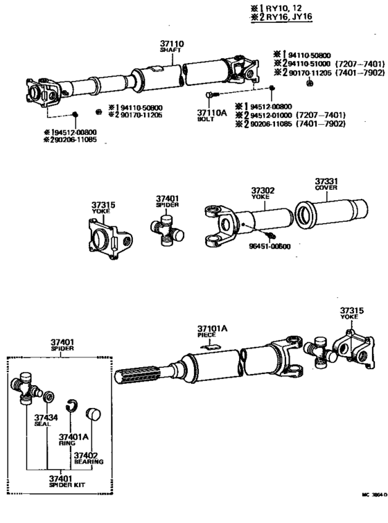 Propeller Shaft & Universal Joint