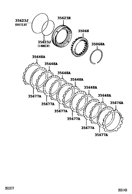 Brake No.3, 1St & Reverse Brake (Atm)