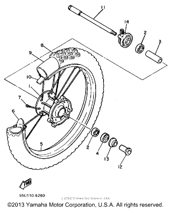 Front wheel