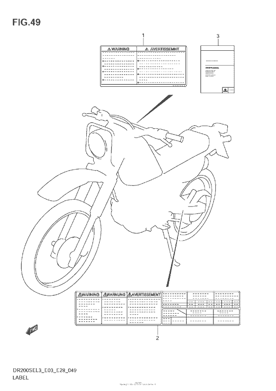 Label (Dr200Sel3 E28)