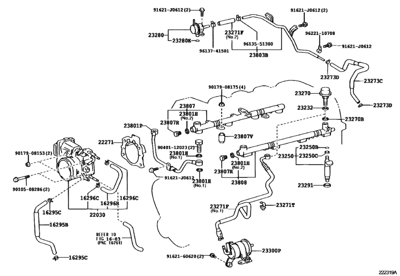 Fuel Injection System for 2006 - 2007 Toyota LAND CRUISER UZJ100 ...