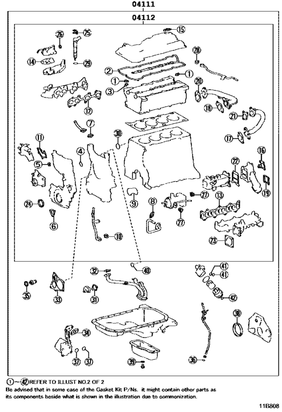 Engine Overhaul Gasket Kit