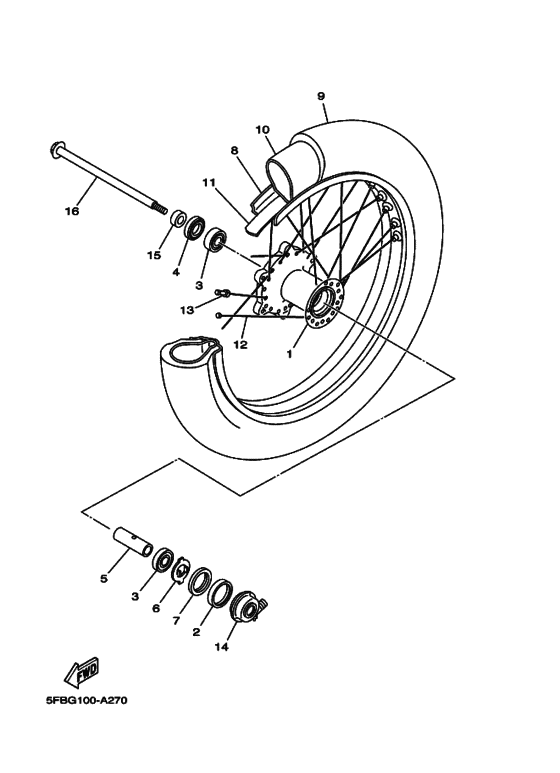 Front wheel