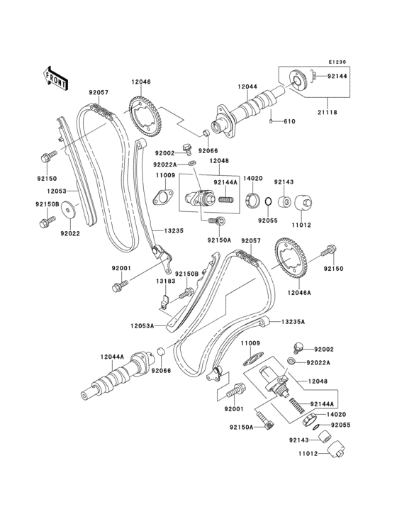 Camshaft(s)/tensioner