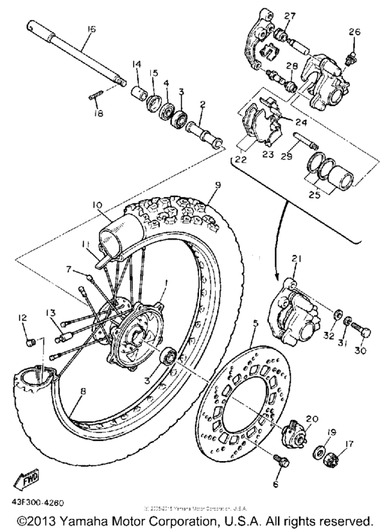 Front wheel