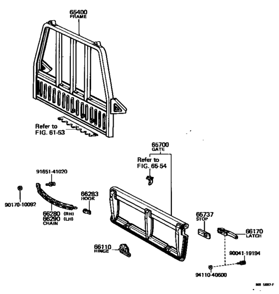 Rear Body Guard Frame & Tail Gate
