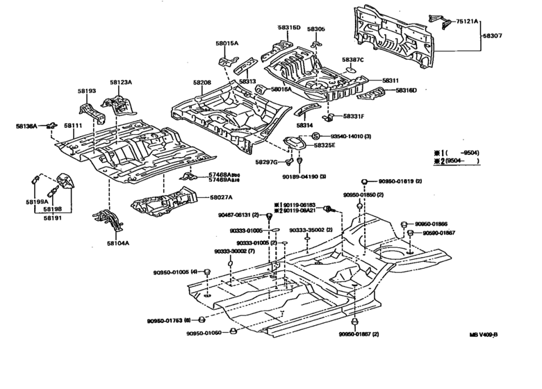 Floor Pan & Lower Back Panel