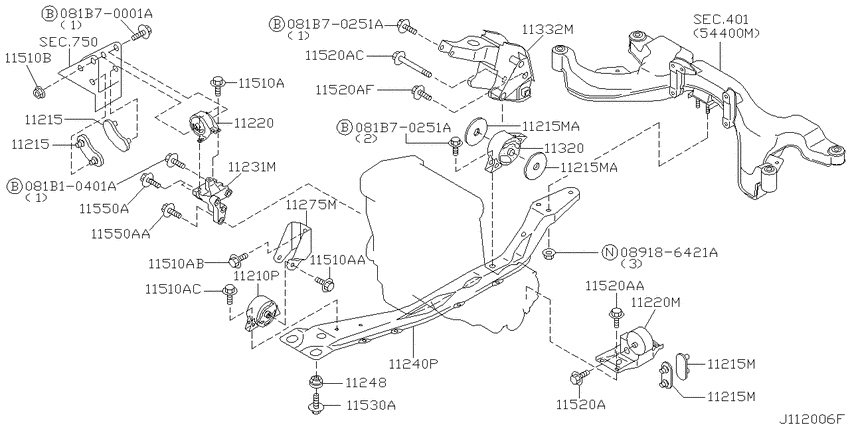 Engine & transmission   mounting