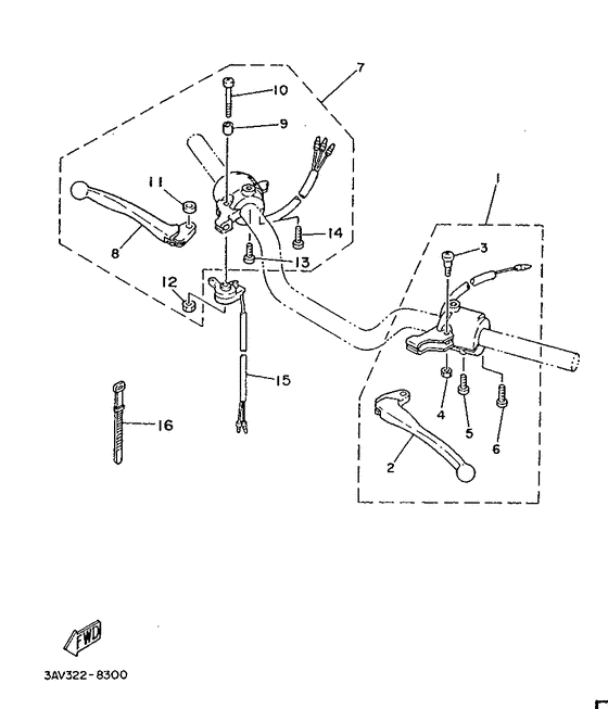 Handle switch & lever