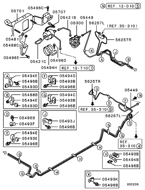 Fuel line & vapor gas control