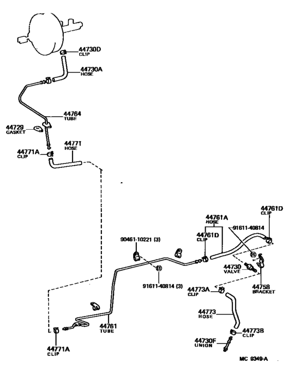 Brake Booster & Vacuum Tube
