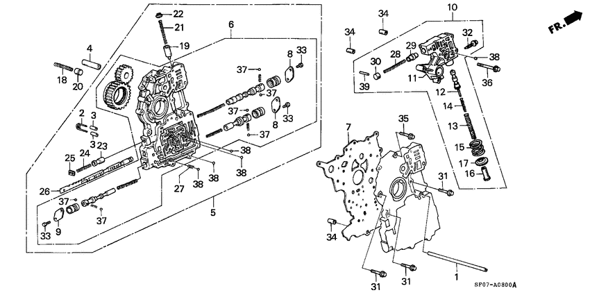 Main valve body/regulator