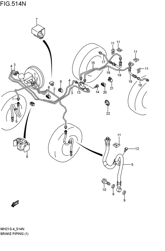 brakes piping